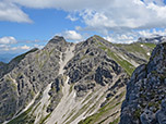 Blick vom Seinskopf zur Schöttelkarspitze