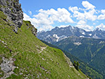 Wörner und Tiefkarspitze im Blickfeld