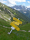 An der Schafkehre, dem Sattel zwischen Feldernkreuz und Seinskopf