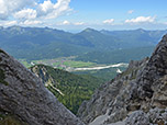 Blick hinunter ins Isartal
