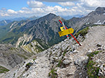 Zurück am Abzweig wählen wir den Weg zum Soiernhaus...