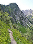 Die ersten Meter am Lakaiensteig