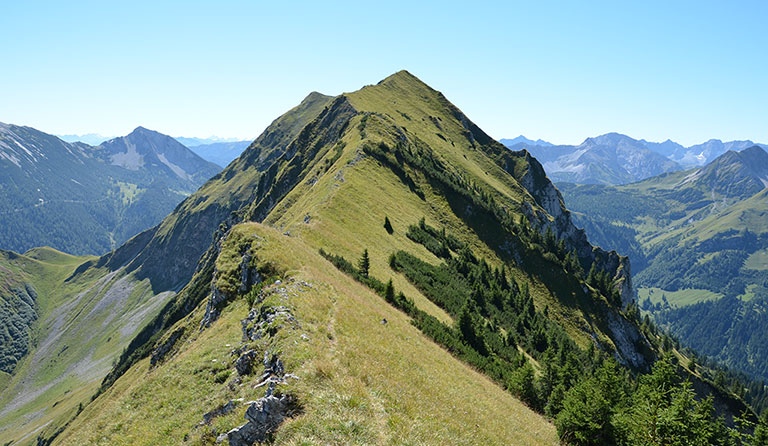 Schreckenspitze (2022 m), Zunterspitze (1926 m)