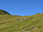 Die Gröbenalm, darüber der Gröbner Hals