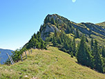 ...auf die Zunterspitze zu
