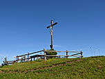 Das Gipfelkreuz am Schwarzenberg...