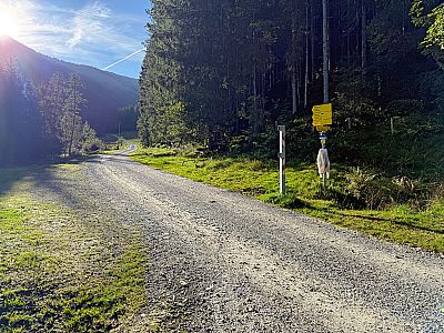 Los gehts am Parkplatz Oberer Grund