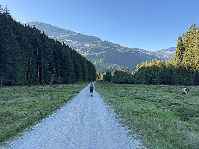 Nach einer Gehzeit von 40 Minuten...