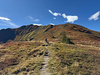 ...wenden wir uns dem Bergrücken des Schwarzkogels zu