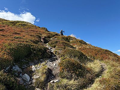 Wir verbuchen zügig Höhenmeter auf der Habenseite