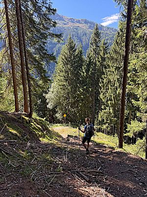 ...wandern wir hinunter...