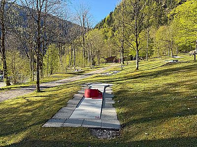 ...am Minigolfplatz...