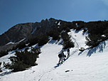 Altschnee am Westgrat