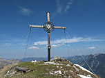 Gipfelkreuz der Seebergspitze
