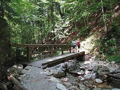 Über eine Brücke...