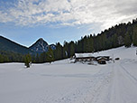 Blick zurück zum Leonhardstein und zur Schwarzentennalm