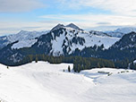 Blick zu Roß- und Buchstein