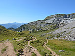 Wir machen uns an den Rückweg zur Erfurter Hütte