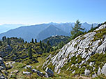 Wir nähern uns der Bergstation...