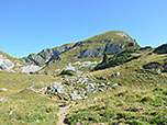 Mit Blick auf das Spieljoch...