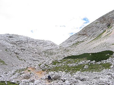Auf dem Weg zum Törl