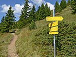 Der Weg zur Seespitzhütte ist bestens ausgeschildert