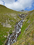 Wasserfall bei der Hütte
