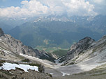 Blick zu den Kalkkögeln