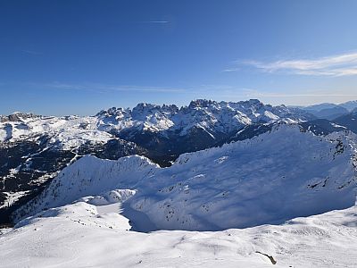 Im Osten glänzt die Brenta Gruppe