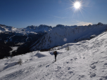 Links im Bild ist Madonna di Campiglio