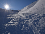 Der Sonne entgegen marschieren wir Richtung Gipfel