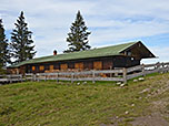 Wir erreichen die Freisinger Hütte