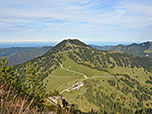 Der Wallberg, unten das Wallberghaus