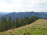 Blick über den Leonhardstein zu Roß- und Buchstein