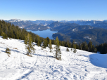 Der Walchensee und die Simetsberg Diensthütte