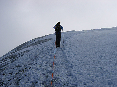 Zügig geht's bergauf