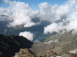 Blick zum Stausee