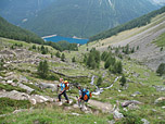 Stausee im Rücken