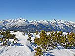 Blick zu den Lechtaler Alpen