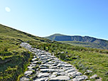 Bis zum Halfway House ist der Weg nur mäßig steil