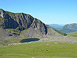 Blick zum Bergsee Llyn Du´r Arddu
