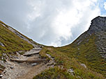 Nur noch wenige Meter bis zum Kreuzjoch