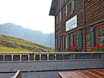 Auf der Terrasse der Schlüterhütte