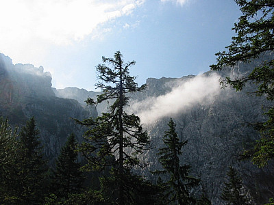Ein erster Blick auf den Wilden Kaiser
