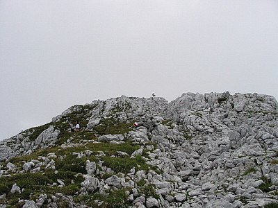 Kurz vorm Gipfel des Sonneck