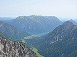 Blick über den Achensee zum Rofan