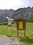Wegweiser nach der Gramaialm