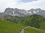Kette von der Lamsenspitze zur Spritzkarspitze