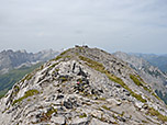 Am Sonnjoch-Gipfel