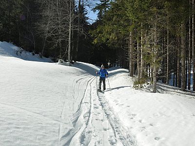 Flach aber mit Ski noch fahrbar